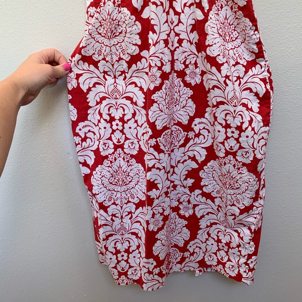 Bernie Dexter Goddess Dress in Red Damask - Picture 8 of 9
